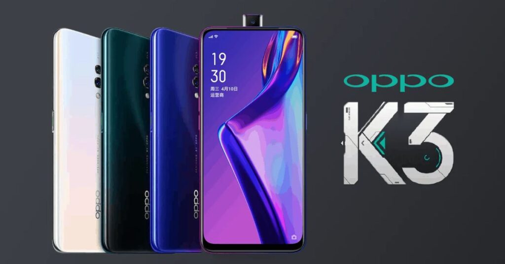 Specifications of Oppo K3